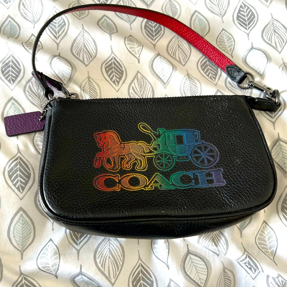 Coach small leather purse